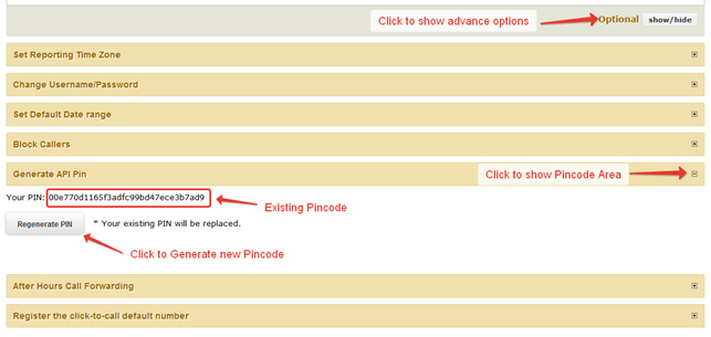 Get Pincode for Individual Client