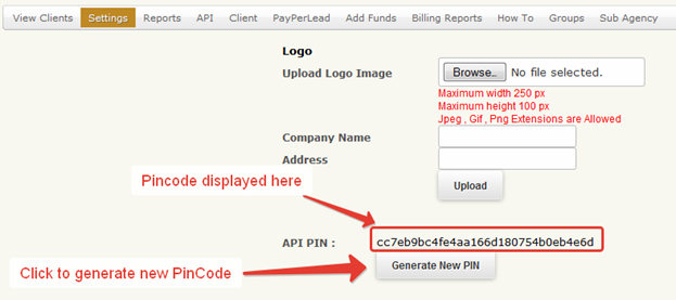 Get Pincode for Agency