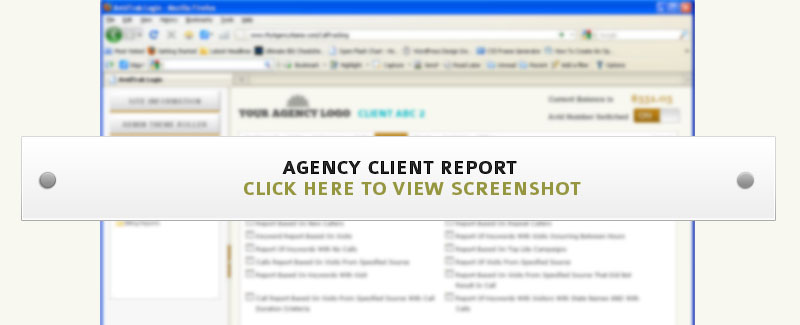 Avid-Trak Agency Clint Report